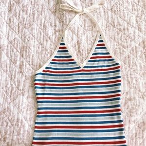 Vintage H&M Halter Tank with Tied Back